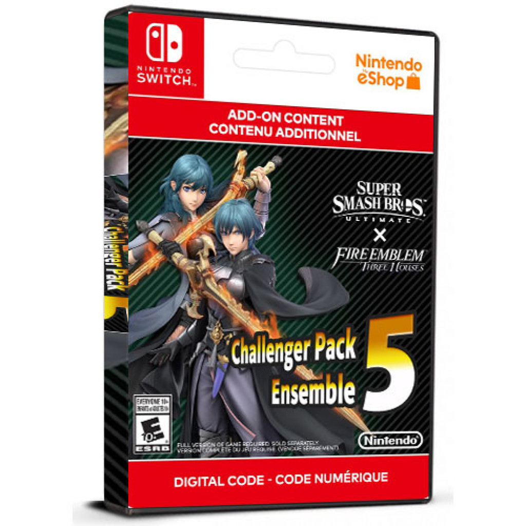 Buy Super Smash Bros. Ultimate Challenger Pack 5 Byleth DLC Cd Key Nintendo Switch Digital Europe